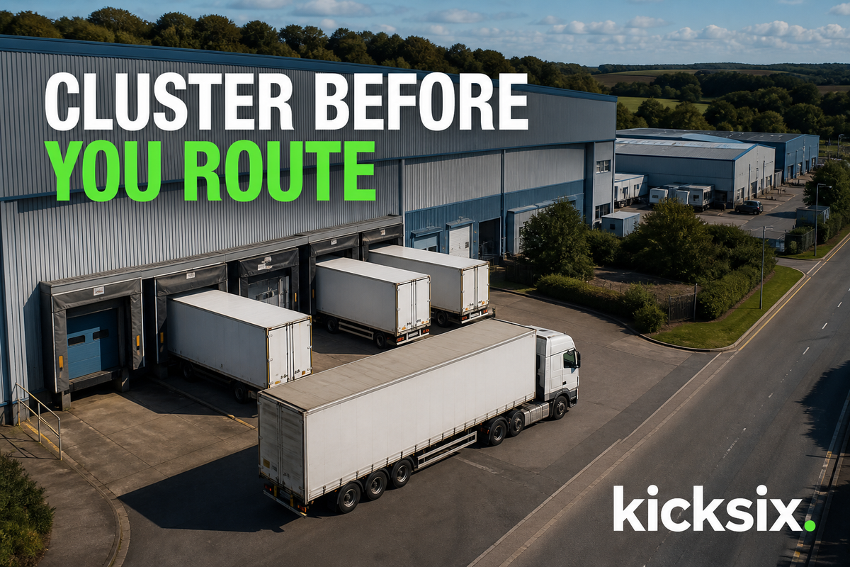Cluster before you route