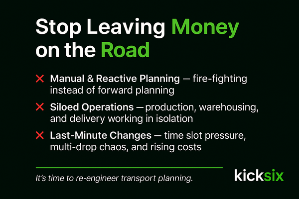 🚛 The Hidden Cost of Poor Transport Planning