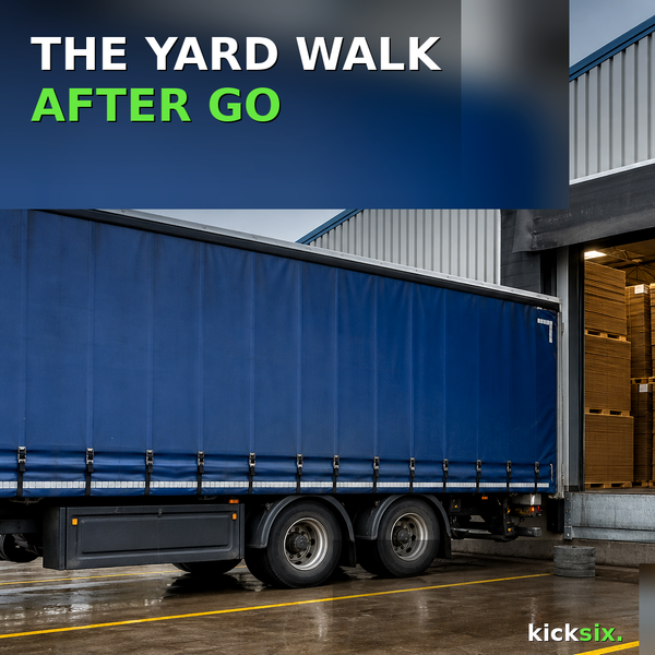 The yard walk after the system said go